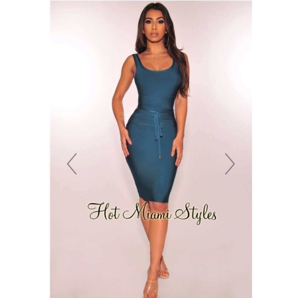 Hot Miami Styles Bandage Dress